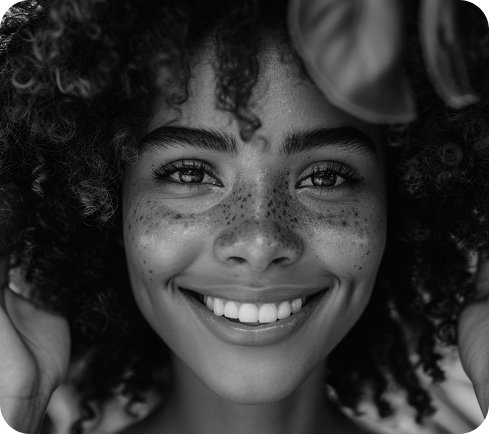 Dental marketing patient portrait